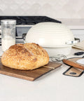 Complete Bread Baking Kit With 12 Inch All Metal Pan And Domed Lid For Fast Steam Bake No Preheat Needed Banneton Tools