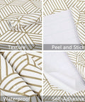Geometric Hexagon Peel And Stick Wallpaper Removable Self Adhesive Vinyl Film For Walls And Shelves And Drawers And Furniture texture