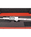 Digital Caliper With Hook For Inside Groove Width And Bore Measurement, 3-150 Millimeter Range, 0.01 Millimeter Resolution in case
