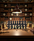 Versatile Black Clock Numerals Kit For Easy DIY Clock Repair And Replacement Includes Arabic And Roman Numerals For Digital Clock Faces