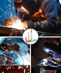 Welding rod storage tubes, 14-inch metal canisters; airproof and waterproof containers for welding rods.