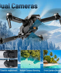 4K HD FPV Mini Drone With Camera For Beginners, Brushless Motors hovering over snowy mountain landscape