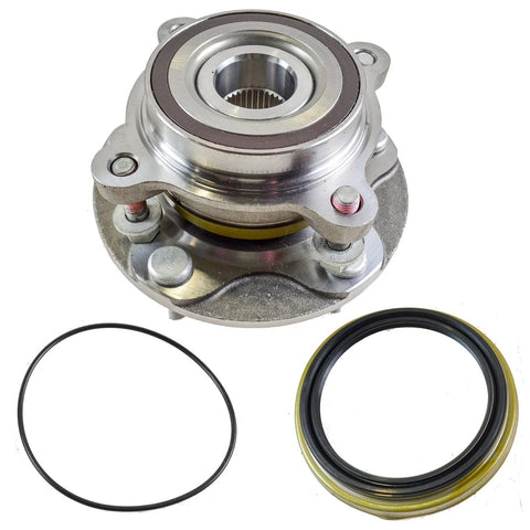 Front Wheel Bearing And Hub Assembly Direct Fit For 2007 2021 Toyota Tundra 4WD And 2008 2022 Toyota Sequoia 4WD Replacement shown