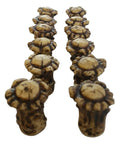 Rustic Antler Drawer Knobs 12 Pack For Cabin Lodge Decor With Screws Deer Antler Cabinet Pulls arranged in two rows