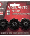 Three Pack Replacement Ten Round Rotary Magazine Clips For Vigilante CCP8B2 Revolver Caliber One Seven Seven Air Pellets Not Included