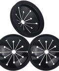 Three Pack Garbage Disposal Splash Guards 3 Point 1 Inch Sink Baffles Replacement For Whirlaway Waste King And GE Models