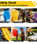Top Shelf Cordless Spray Paint Gun With Four Swappable Tips For Rapid Fence And Chair Refreshes Breezy Hvlp Sprayer used in various DIY projects.