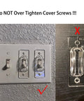 Clear Light Switch Guard 6 Pack Childproof Toggle Switch Cover To Prevent Accidental On Off Fits Standard Switches Easy Install