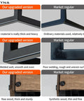 Comparison of upgraded and regular versions of Farmhouse Two Light Ceiling Light Fixture Rustic Flush Mount With Wood And Metal