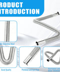 39.3 Inch Stainless Steel Exhaust Hose 1 Inch Flexible Pipe Kit displayed with quality features and details.