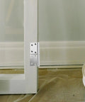Sturdy Decorative Stainless Steel Flag Shaped Door Hinges Six Pairs Wear Resistant Easy to Remove Lift Off Hinges for Home Doors