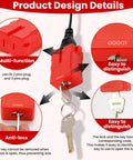 Electrical Plug Lockout Device For US 2 And 3 Prong Plugs Key Retaining Safety Lock 2 Pack OSHA LOTO Compliant