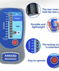 Pro Grade Insulation Tester Megohmmeter For HVAC And Electrical Systems, 1000 Megohms At 500 Volts, Battery Operated