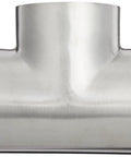 316L Stainless Steel Weld Short Tee Fitting Polished Finish For Three Way Tee With Three End Connections For 3 Inch Tube OD Built Tough