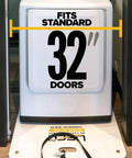 Appliance Slider With Pull Strap 48 Inch By 30 Inch Plastic Floor Protection Large Moving Mat for standard doorway use