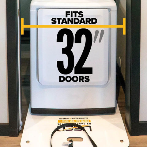 Appliance Slider With Pull Strap 48 Inch By 30 Inch Plastic Floor Protection Large Moving Mat for standard doorway use