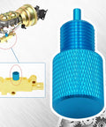 Heavy Duty Brake Proportioning Valve Bleeder Tool For Disc Disc And Disc Drum Systems Compatible With 172 1353 172 1371 PV2 PV4 close-up blue handle with textured grip