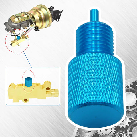 Heavy Duty Brake Proportioning Valve Bleeder Tool For Disc Disc And Disc Drum Systems Compatible With 172 1353 172 1371 PV2 PV4 close-up blue handle with textured grip