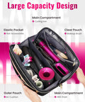 Shark FlexStyle Hair Tools Travel Bag With Wide Open Design And Heat Resistant Mat, showing organized compartments for styling tools