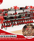 Gear Up Your Garage With This Beast Power Tools Organizer Wall Mount Featuring 16 Drill Holders