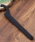 C Hook Spanner Wrench Black Adjustable Hook Tool Carbon Steel Spanner Collet Chuck For 38-42mm Round Nut 6.6 Inch Length Durable