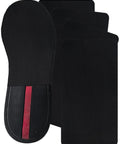 Non Slip Shoe Grip Pads For Bottom Of Shoes Heavy Duty Rubber Sole Protectors For Boots Sneakers And Dress Shoes Anti Skid Repair Patches For Worn Soles Six By Four And A Half Inches Two Pairs