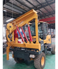 Heavy Duty Guardrail Pile Driver For Highway Posts And Road Construction in industrial warehouse