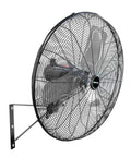 Beefy 24 Inch Outdoor Wall Mount Fan With 6800 CFM Airflow 80 Degree Oscillation Water Resistant Ideal For Garage Gym Warehouse Factory Or Jobsite Ventilation