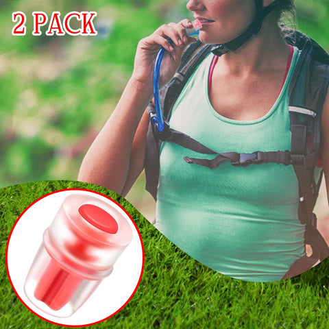 2 Pack Bite Valve Replacements For Hydration Reservoirs, Silicone Mouthpiece Nozzles, Easy Install Fits Osprey Hydraulics Water Bladders, Spare Valve Accessories For Clean Tasting Sips On Trails