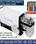 Air Driven Wire Stripping Machine For Quick Clean Strips Of Small Gauge Wires 0.03 To 2.5 Mm2 Awg 32 To Awg 14 Portable