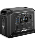 Front view of Beast Mode Portable Power Station 2000W Continuous 4500W Surge 1024Wh LiFePO4 Solar Generator Expandable To 5kWh UPS