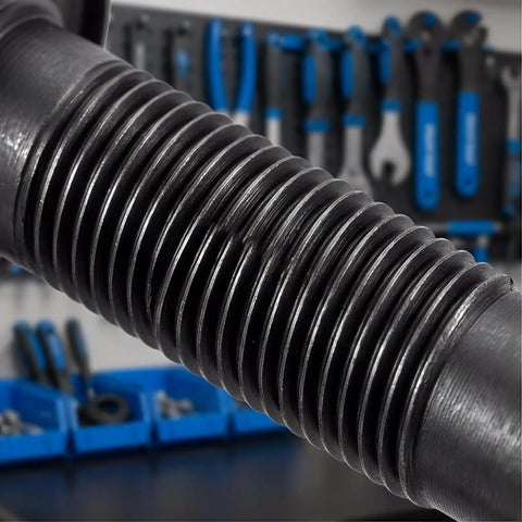 Close-up of threaded detail on Beefy 180mm Mountain Bike Rear Axle With Titanium Alloy Shaft Hollow Hub And Ball Bearing Kit.