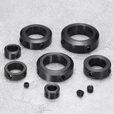 Set Screw Shaft Collars 16mm Bore 1045 Carbon Steel 26mm OD 10mm Wide Axle Collar Clamp For Linear Rod Guidance 4 Pack Heavy Duty