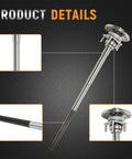 Rear Axle Shaft Replacement Kit for Wrangler JK 2007 to 2018 Heavy Duty 30 Spline Axle close-up details and components