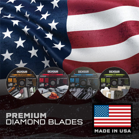 4.5 Inch Diamond All Purpose Blade For Grinders And Small Saws Heavy Duty Ultra Durable Long Lasting Cut Through Metal Concrete USA
