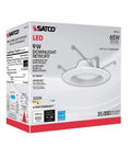 9.8W LED Downlight Retrofit Kit 5-6 Inch, 3000K Warm White, Dimmable 120V, E26 Adapter Included, 12 Pack, Solid State Recessed Lighting for Homes, Energy Efficient and Long Lasting package