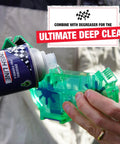 Pro Grade Bicycle Chain Cleaner Tool for Road Mountain Gravel and E Bikes Fast 60 Second Chain Cleaning System in use