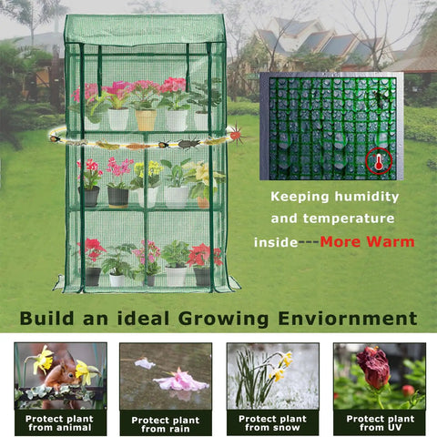 Mini Tabletop Greenhouse For Seedlings And Germination Indoor Outdoor Plant Cover Tent Humidity Dome 28 By 20 By 28 Inches Ideal For 10 By 20 Seedling Trays And Propagation Perfect For Seed Starting And Nursery Propagation Grab And Go