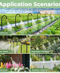 130 Ft Drip Irrigation Kit For Garden With 20 Adjustable Sprayers And One Quarter Inch Tubing, application scenarios for watering.