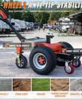 Heavy Duty Electric Trailer Dolly With 7500 Lbs Capacity, 24V 800W Motor Power, six wheel anti-tip design for easy load handling.