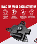 AA Ignition HVAC mode door actuator (vent control), left main for Hyundai/Kia vehicles