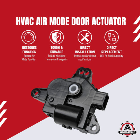 AA Ignition HVAC mode door actuator (vent control), left main for Hyundai/Kia vehicles