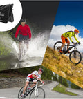 Cyclists showcasing BL 05S Ceramic Bike Brake Pads for easy braking on varied terrains and in wet conditions.