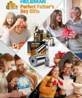 Two Pack Universal Socket Tool Set With Power Drill Adapter in a Father's Day gift collage with happy families