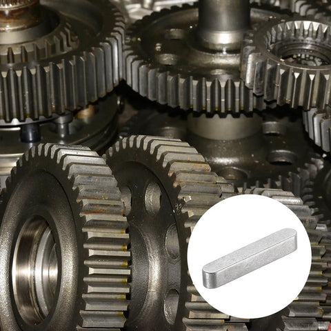 10 Pcs Round Ended Feather Key 5x5x30mm Stainless Steel Durable Key Stock for Parallel Drive Shafts and Fasteners in Mechanical Industry Beefy Rust Resistant and Wear Resistant Precision Ground Heavy Duty Fit on gears