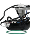 Complete Direct Fuel Pump And Level Sensor Module Assembly With Inline Filter And Pressure Regulator side view for domestic trucks and pickups.