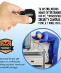 Wire Pulling System With Magnetic Tool Kit For Easy Cable Routing And Wall Installations, Compact leader in use, DIY friendly