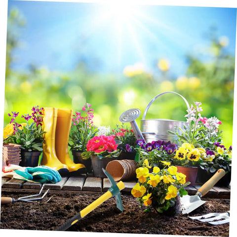 Plastic Clad Fiberglass Handle Garden Hoe 38 By 25 Cm Lightweight Easy To Use Yellow Durable Yard Planting Tool in garden