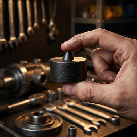 Heavy Duty Shaft Protection Caps Set 6 Pack For Machine Shafts Compatible With Grip O Matic Pullers Metal End