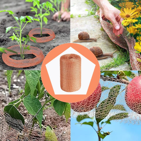 Copper Mesh Rodent Control Roll, 5 In X 50 Ft Wire Screen For Mice And Rats, Bats And Snails, DIY Pest Blocking For Home And Garden